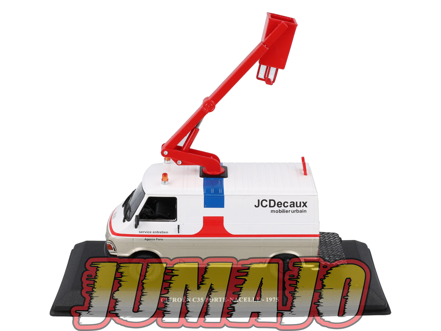 UTC11 Voiture 1/43 IXO Altaya Utilitaire CITROEN : C35 Porte-nacelle 1975 JCDecaux