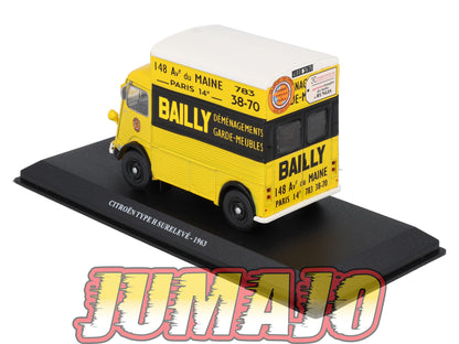 UTC13 Voiture 1/43 IXO Altaya Utilitaire CITROEN : Type H Surelevé 1963 Bailly