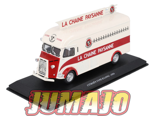 UTC16 Voiture 1/43 IXO Altaya Utilitaire CITROEN Type H Long Chaine paysanne 1954
