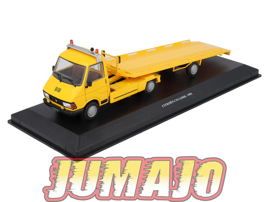 UTC18 Voiture 1/43 IXO Altaya Utilitaire CITROEN C35 Plateau Lohr 1981