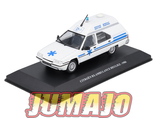 UTC21 Voiture 1/43 IXO Altaya Utilitaire CITROEN BX Ambulance Heuliez 1986