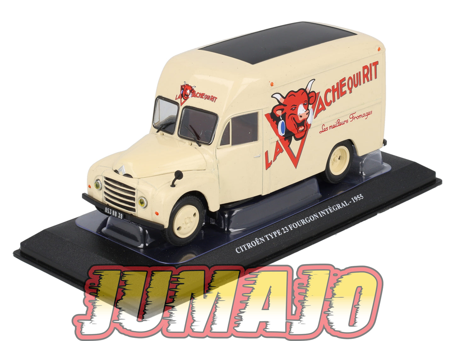 UTC23 Voiture 1/43 IXO Altaya Utilitaire Citroën Type 23 Fourgon Intégral La Vache Qui Rit 1955