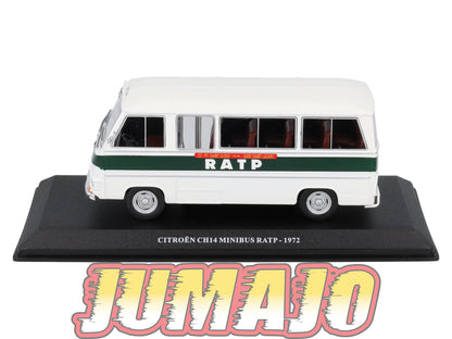 UTC25 Voiture 1/43 IXO Altaya Utilitaire Citroën CH14 Minibus RATP 1972