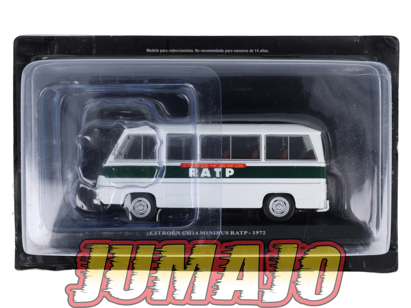 UTC25 Voiture 1/43 IXO Altaya Utilitaire Citroën CH14 Minibus RATP 1972