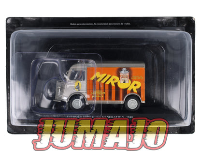 UTC26 Voiture 1/43 IXO Altaya Utilitaire Citroën Type H 1ère Génération Miror 1948