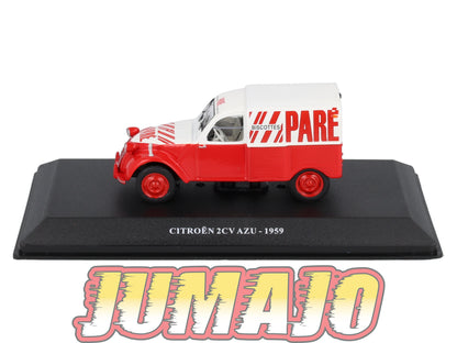 UTC27 Voiture 1/43 IXO Altaya Utilitaire Citroën 2CV AZU Biscottes Paré 1959