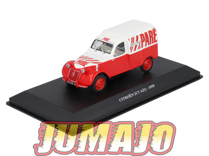 UTC27 Voiture 1/43 IXO Altaya Utilitaire Citroën 2CV AZU Biscottes Paré 1959