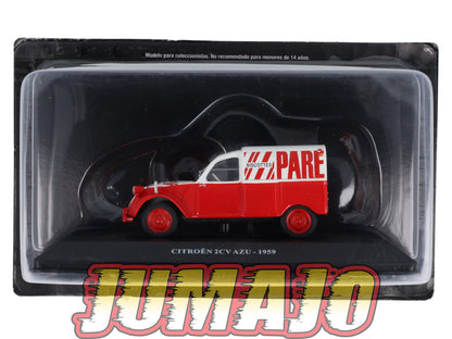 UTC27 Voiture 1/43 IXO Altaya Utilitaire Citroën 2CV AZU Biscottes Paré 1959