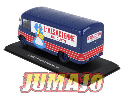 UTC29 Voiture 1/43 IXO Altaya Utilitaire Citroën Type 23 HLZ Fourgon L'Alsacienne 1959