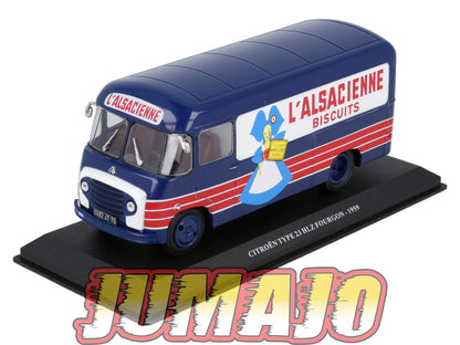 UTC29 Voiture 1/43 IXO Altaya Utilitaire Citroën Type 23 HLZ Fourgon L'Alsacienne 1959