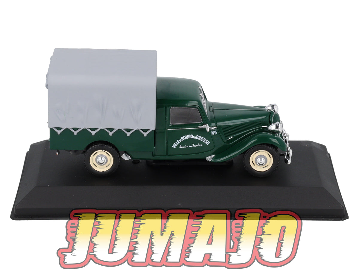 UTC36 Voiture 1/43 IXO Altaya Utilitaire Citroën Traction 11 Utilitaire Bachée 1961