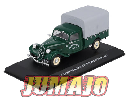 UTC36 Voiture 1/43 IXO Altaya Utilitaire Citroën Traction 11 Utilitaire Bachée 1961