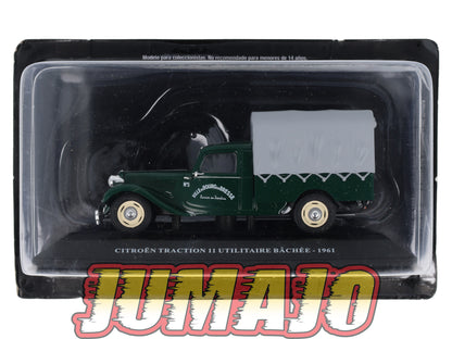 UTC36 Voiture 1/43 IXO Altaya Utilitaire Citroën Traction 11 Utilitaire Bachée 1961