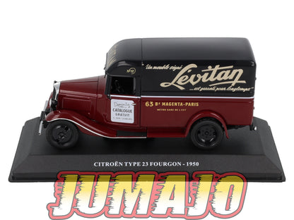 UTC38 Voiture 1/43 IXO Altaya Utilitaire Citroën Type 23 Fourgon 1950 Lévitan