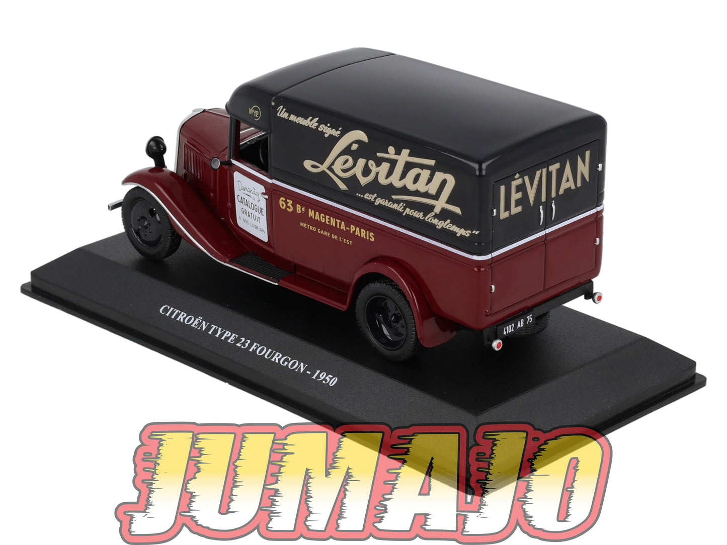 UTC38 Voiture 1/43 IXO Altaya Utilitaire Citroën Type 23 Fourgon 1950 Lévitan