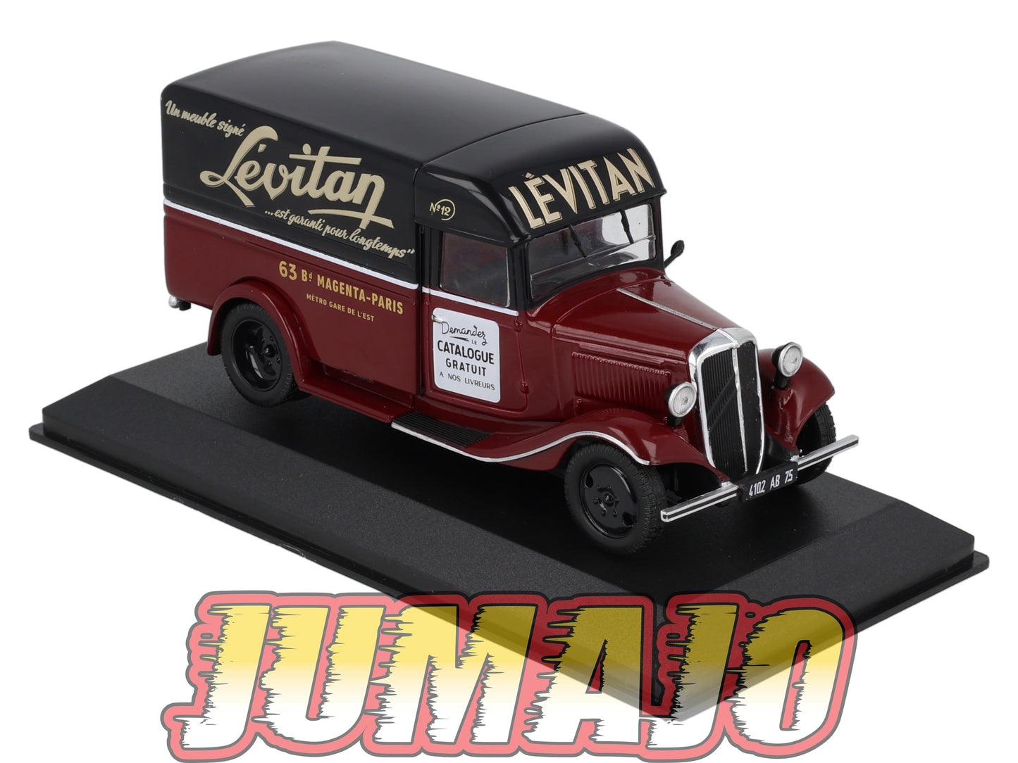 UTC38 Voiture 1/43 IXO Altaya Utilitaire Citroën Type 23 Fourgon 1950 Lévitan