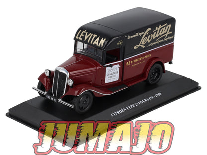UTC38 Voiture 1/43 IXO Altaya Utilitaire Citroën Type 23 Fourgon 1950 Lévitan