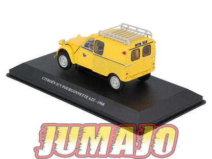 UTC42 Voiture 1/43 IXO Altaya Utilitaire Citroën 2CV Fourgonnette Azu La poste 1968