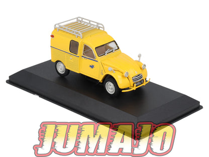 UTC42 Voiture 1/43 IXO Altaya Utilitaire Citroën 2CV Fourgonnette Azu La poste 1968