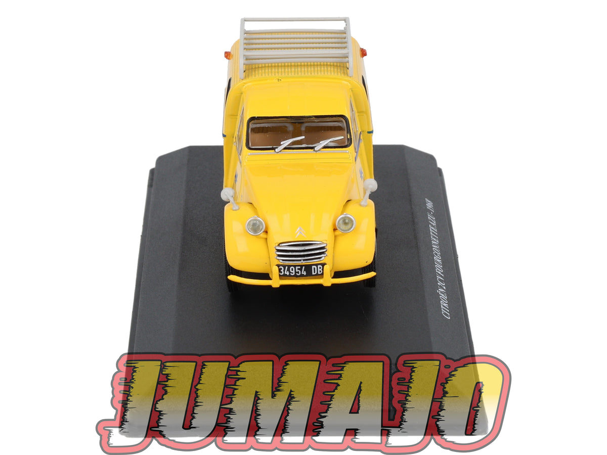 UTC42 Voiture 1/43 IXO Altaya Utilitaire Citroën 2CV Fourgonnette Azu La poste 1968
