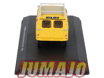 UTC42 Voiture 1/43 IXO Altaya Utilitaire Citroën 2CV Fourgonnette Azu La poste 1968