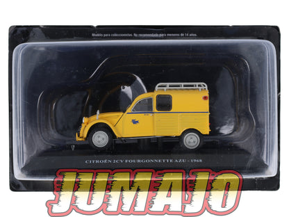 UTC42 Voiture 1/43 IXO Altaya Utilitaire Citroën 2CV Fourgonnette Azu La poste 1968