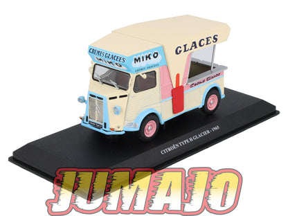 UTC7 Voiture 1/43 IXO Altaya Utilitaire CITROEN : Type H Glacier 1965