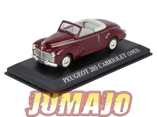 VA19 voiture 1/43 IXO altaya : PEUGEOT 203 Cabriolet 1953