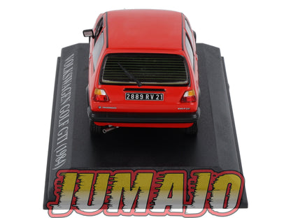 VA93 voiture 1/43 IXO altaya : VOLKSWAGEN Golf II GTI 1984