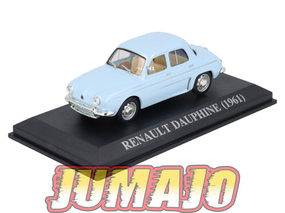 VAE12 voiture antan Espagne 1/43 IXO Altaya : RENAULT Dauphine 1961