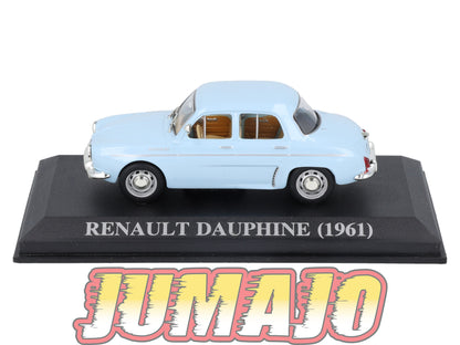 VAE12 voiture antan Espagne 1/43 IXO Altaya : RENAULT Dauphine 1961