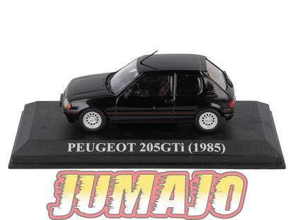 VAE204 voiture antan Espagne 1/43 IXO Altaya PEUGEOT 205 GTi 1985