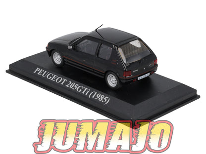 VAE204 voiture antan Espagne 1/43 IXO Altaya PEUGEOT 205 GTi 1985