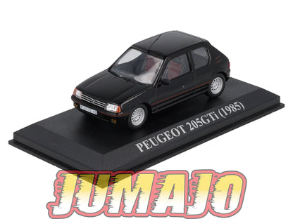VAE204 voiture antan Espagne 1/43 IXO Altaya PEUGEOT 205 GTi 1985