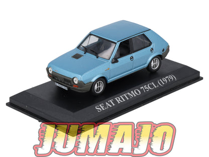 VAE208 voiture 1/43 IXO altaya : SEAT Ritmo 75cl 1979