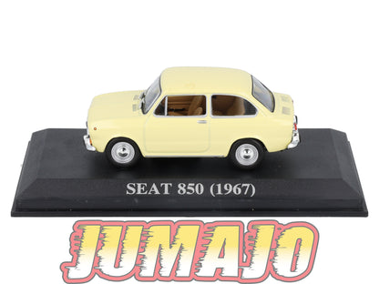 VAE20 voiture antan Espagne 1/43 IXO Altaya : SEAT 850 1967