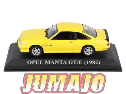 VAE211 Voiture 1/43 IXO altaya OPEL Manta GT/E 1982 jaune
