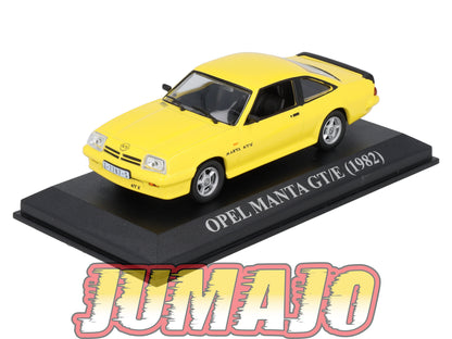 VAE211 Voiture 1/43 IXO altaya OPEL Manta GT/E 1982 jaune