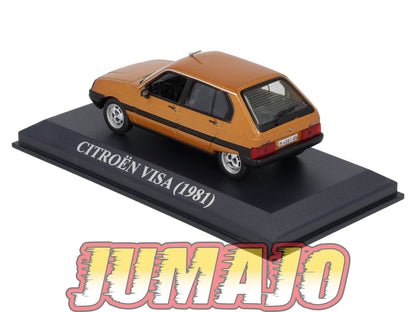 VAE219 voiture antan Espagne 1/43 IXO Altaya CITROËN VISA 1981