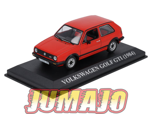 VAE229 voiture antan Espagne 1/43 IXO Altaya VOLKSWAGEN Golf II GTI 1984