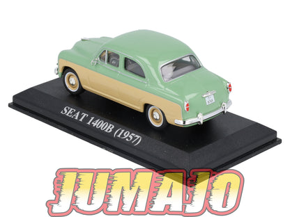 VAE24 voiture antan Espagne 1/43 IXO Altaya : SEAT 1400B 1957