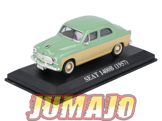 VAE24 voiture antan Espagne 1/43 IXO Altaya : SEAT 1400B 1957