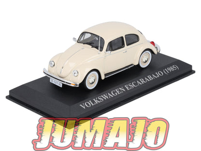 VAE259 voiture antan Espagne 1/43 IXO Altaya : VOLKSWAGEN Escarabajo 1985