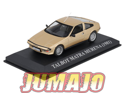 VAE261 voiture antan Espagne 1/43 IXO Altaya TALBOT MATRA MURENA 1981