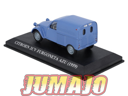 VAE30 voiture antan Espagne 1/43 IXO Altaya CITROEN 2CV Fourgoneta AZU 1959