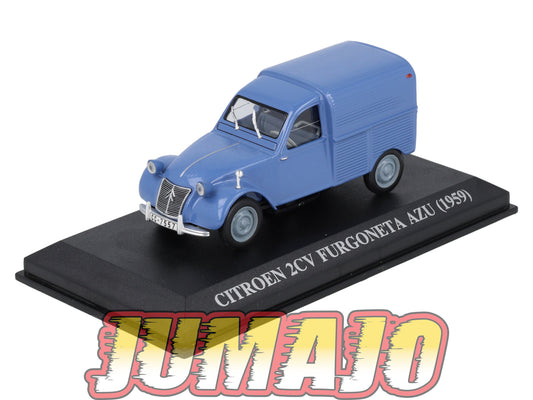 VAE30 voiture antan Espagne 1/43 IXO Altaya CITROEN 2CV Fourgoneta AZU 1959