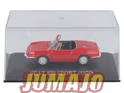 VAE33 voiture antan Espagne 1/43 IXO Altaya : SEAT 850 Sport 1970