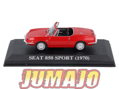 VAE33 voiture antan Espagne 1/43 IXO Altaya : SEAT 850 Sport 1970