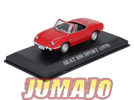 VAE33 voiture antan Espagne 1/43 IXO Altaya : SEAT 850 Sport 1970