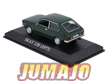 VAE37 voiture antan Espagne 1/43 IXO Altaya : SEAT 128 1977